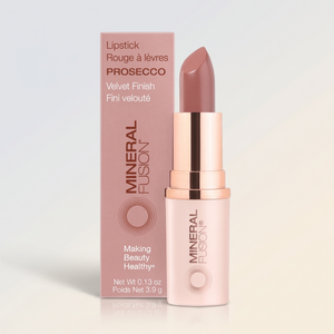 lipstick, prosecco, mineral fusion
