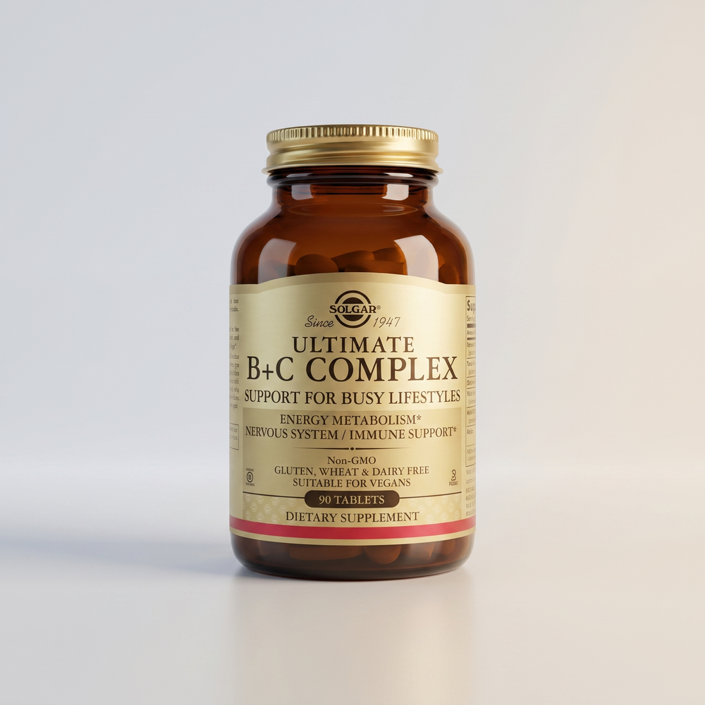 C1, Ultimate B+C Complex, 90 Tabs, Solgar