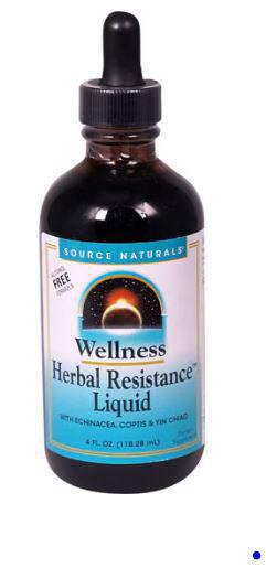H1, Wellness Herbal Resistance Liquid, Alcohol-Free