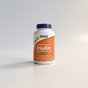 Inulin Prebiotic Pure Powder, 8 oz, NOW