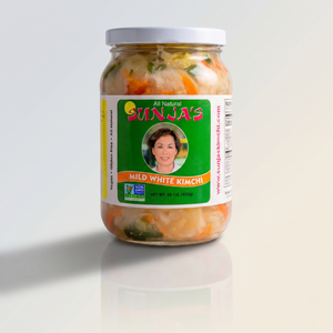 Mild White Kimchi, 16oz, Sunjas