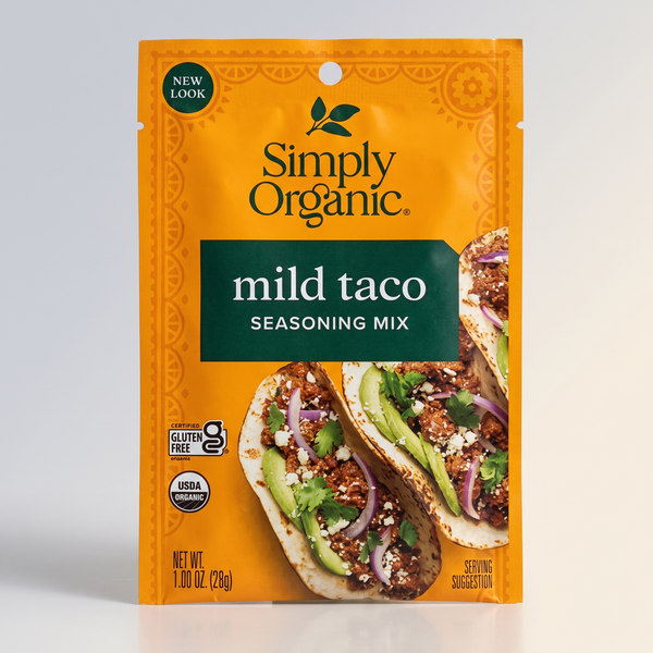 Simply Organic Taco Seasoning  Mild  1 Oz