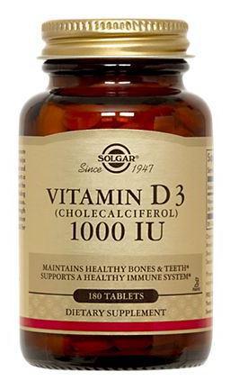 D1, Vitamin D3 (Cholecalciferol) 25 mcg (1000 IU) Tabl