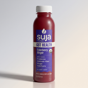 Gut Health Elderberry Ginger Fruit Juice Drink, 12oz, Suja