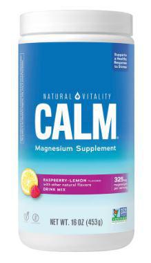 F6, Natural Vitality Calm Raspberry Lemon Powder
