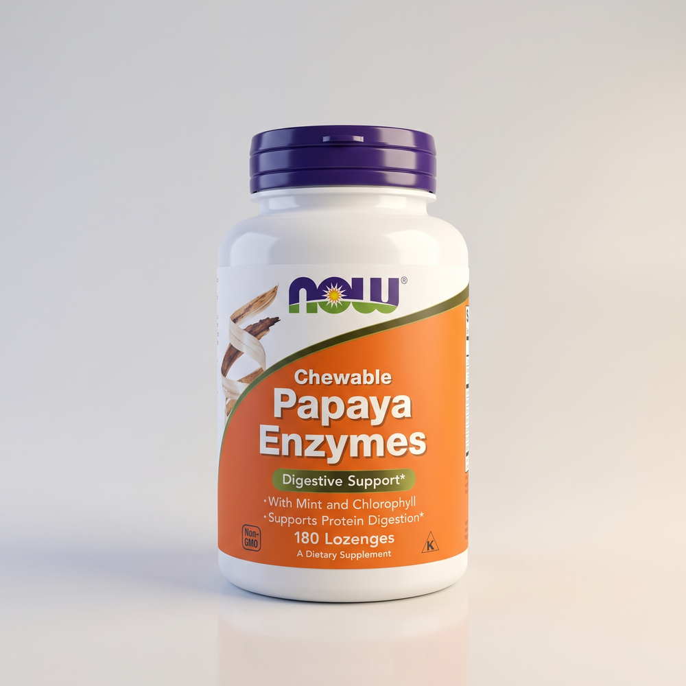 A1, Papaya Enzymes, 180 Chewable Tabs, NOW