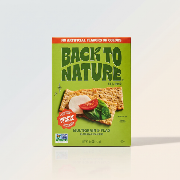 Multigrain Flax Seeded Flatbreads, Back to Nature
