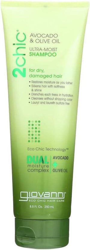 Avocado & Olive Oil Shampoo, 8.5 FZ, Giovanni 2chic®