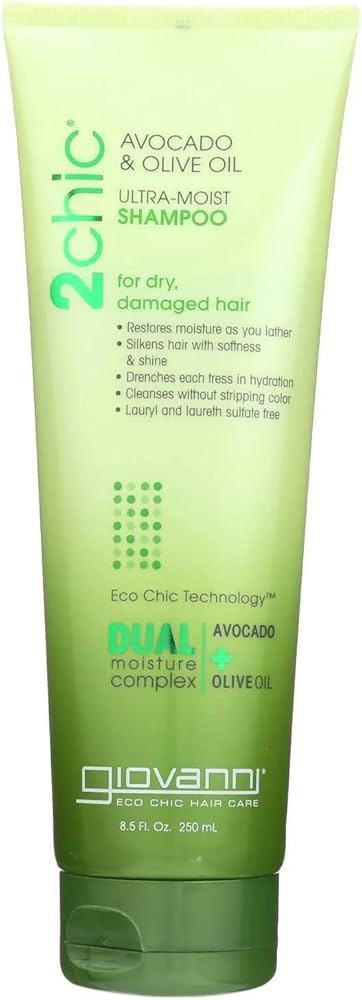 Avocado & Olive Oil Shampoo, 8.5 FZ, Giovanni 2chic®