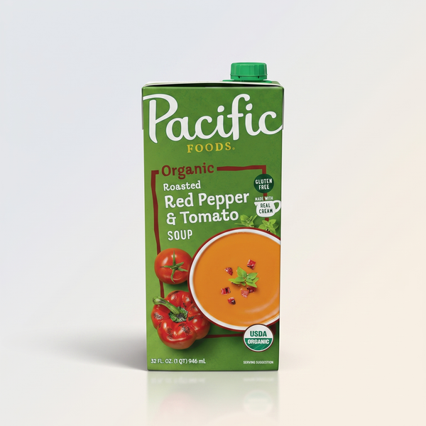 Roasted Red Pepper and Tomato Soup, Pacific Foods
