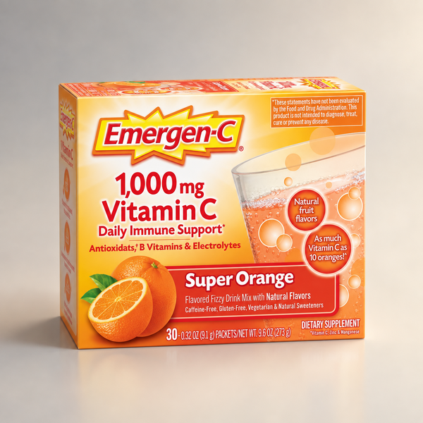 C4, Emergen-C,1000 mg Vitamin C,