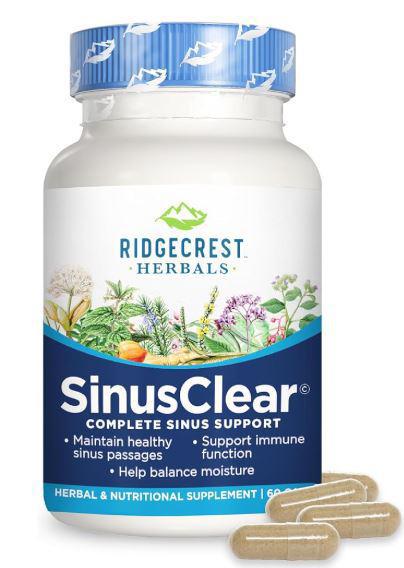 I4, SinusClear', 60 Caps, Ridgecrest Herbals