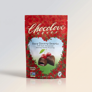 Chocolove Dark Chocolate Very Cherry Hearts