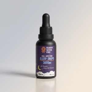 J3, Sleep Drops Full Spectrum CBD Tincture, Sunny Skies