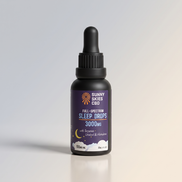 J3, Sleep Drops Full Spectrum CBD Tincture, Sunny Skies