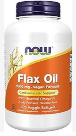 E4, FLAX OIL ORG 1000mg 120 VGELS