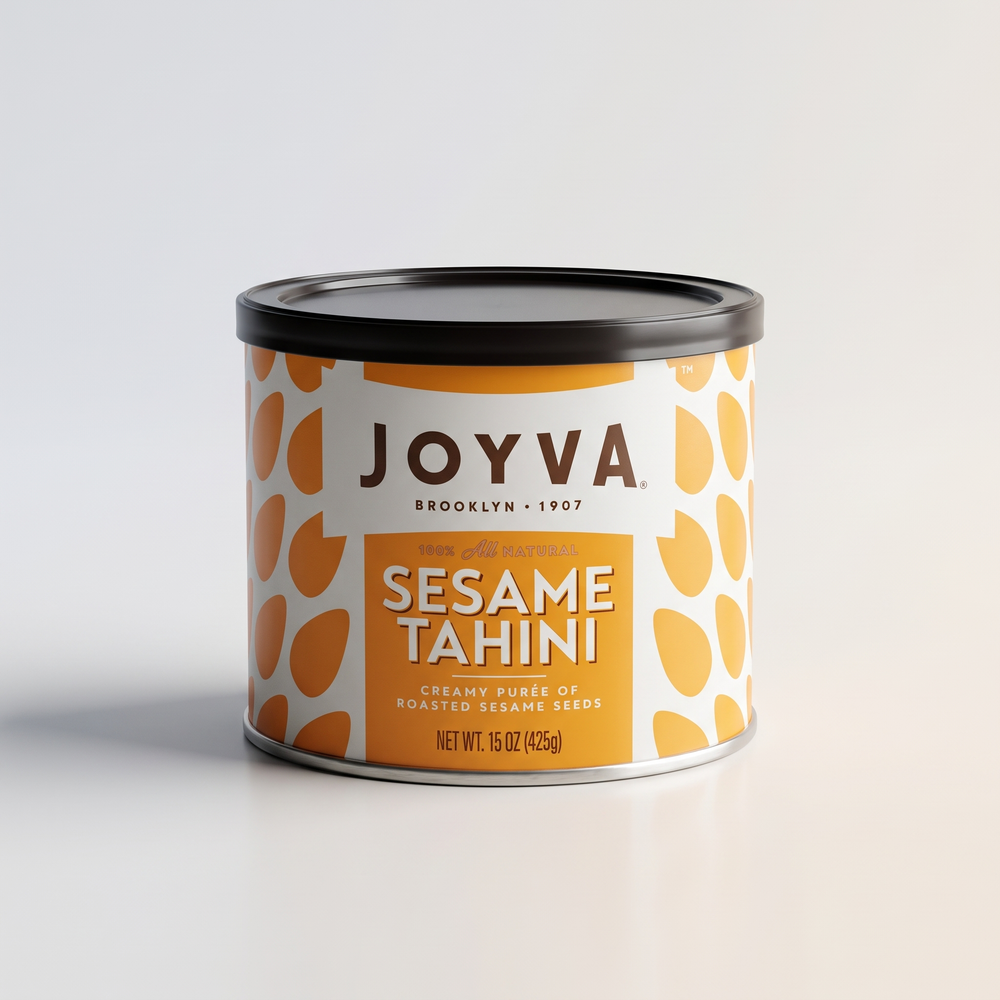 Joyva Tahini Creamy Puree Sesame Seeds  15 Oz