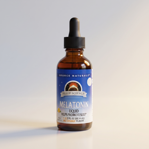B4, Meletonin Orange Flavor, 1 mg, 2 fl oz, Source Naturals