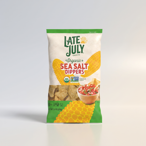 Late July Organic Dipper Tortilla Chips, Sea Salt