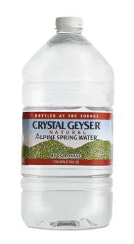 Alpine Spring Water, 1 Gal, Crystal Geyser