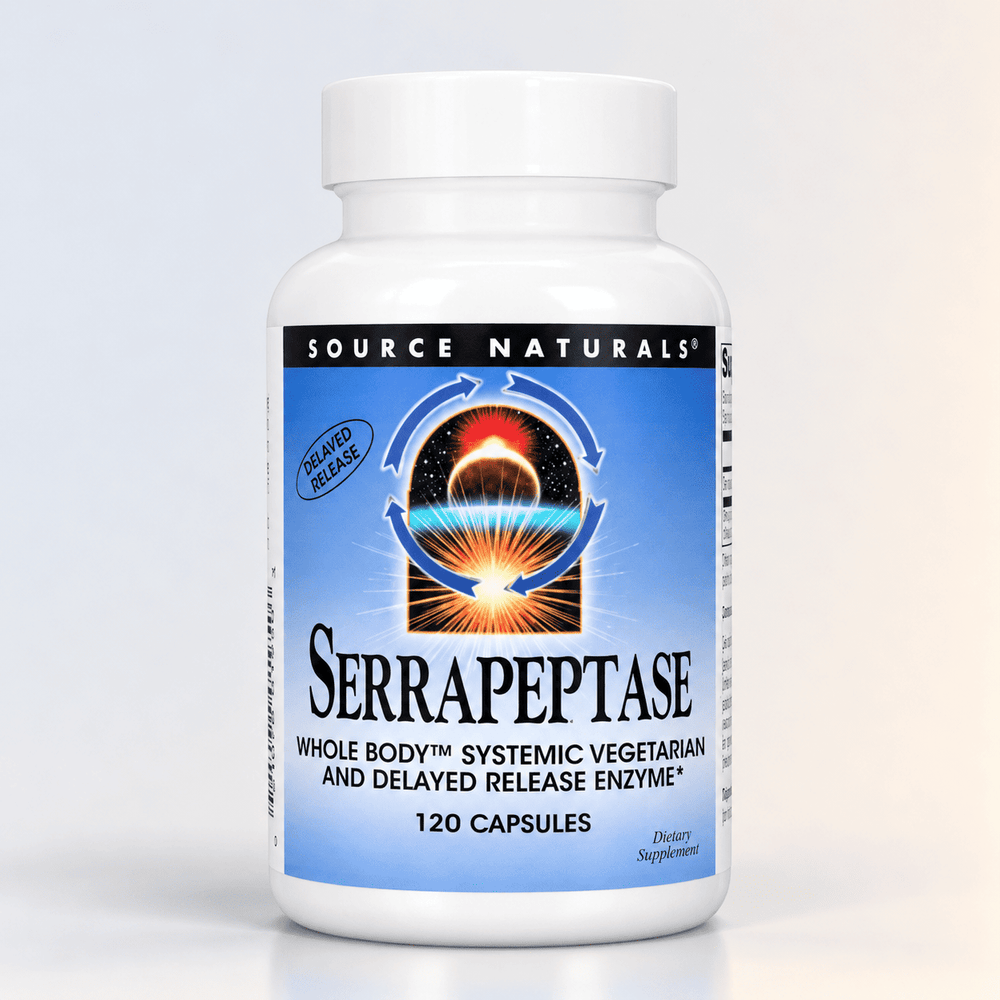 Serrapeptase, 120 Caps, Source Naturals